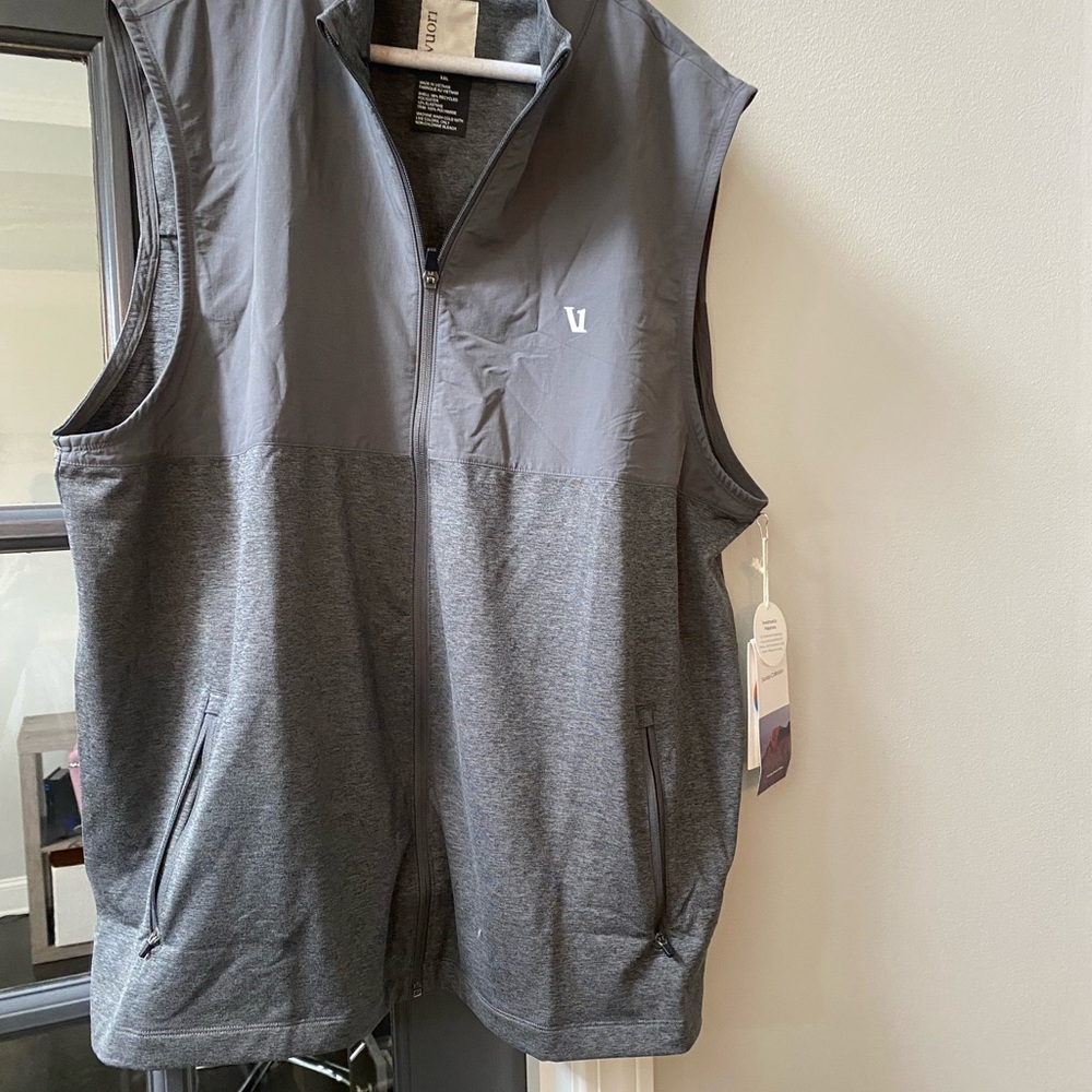 Vuori Heather Gray Vest
